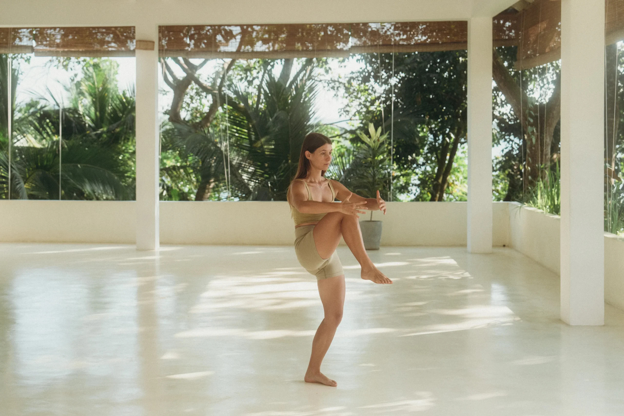 Yoga Synergy practice at Lanka Yoga in Sri Lanka