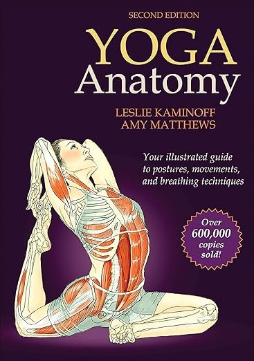 Yoga Anatomy by Leslie Kaminoff book cover